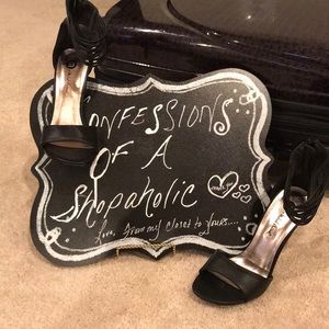 Black heel Sandals! Size 6.5